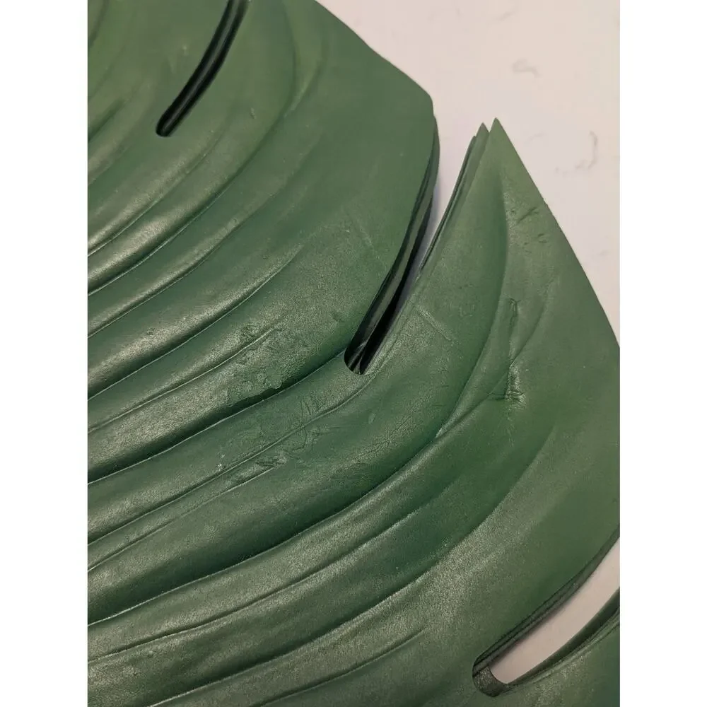 World Market Monstera Leaf Placemats Green Tropical Table Mats set 12 17